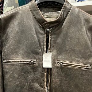 J.CREW “Stockton Racer”, leather jacket
